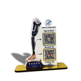 Knee joint Shpaed Smart NFC 2-in-1 Tabletop Standee –  (orthopedic theme)