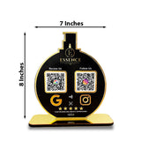 Perfume Bottle Shaped NFC 2-in-1 Tabletop Standee-II