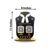 Smart NFC 2 QR Table Top Standee for Advocates | Lawyers