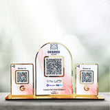 Premium Theme Arch Shaped Smart NFC 3-in-1 Table Top Standee - Big Size