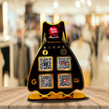 Ladies Gown NFC 4-in-1 Tabletop Standee – For Boutiques & Garment Shops
