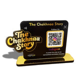 Smart NFC 1 QR Table Top Standee - 3D Logo Cutout Edition