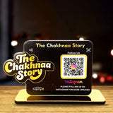 Smart NFC 1 QR Table Top Standee - 3D Logo Cutout Edition