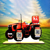 Big size Tractor Cutout Shaped Smart NFC 2-in-1 Tabletop Standee