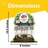 Tree Shaped Smart NFC 4-in-1 Table top Standee