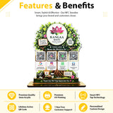 Tree Shaped Smart NFC 4-in-1 Table top Standee