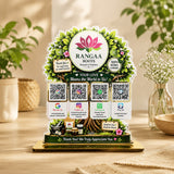 Tree Shaped Smart NFC 4-in-1 Table top Standee