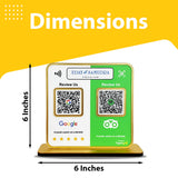 Smart NFC 2-in-1 Premium Standee – Google and Tripadvisor