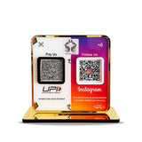 Smart NFC 2-in-1 Premium Standee – UPI & Instagram theme