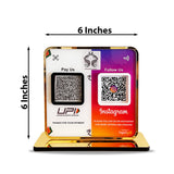 Smart NFC 2-in-1 Premium Standee – UPI & Instagram theme