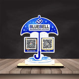 Umbrella Shaped - Smart NFC 2-in-1 Table Top Standee