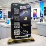 iPhone Mobile Shape Smart NFC 4-in-1 Tabletop Standee-II