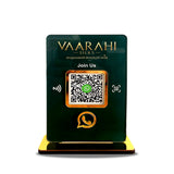 Smart NFC 1 QR Table Top Standee – Green  Theme