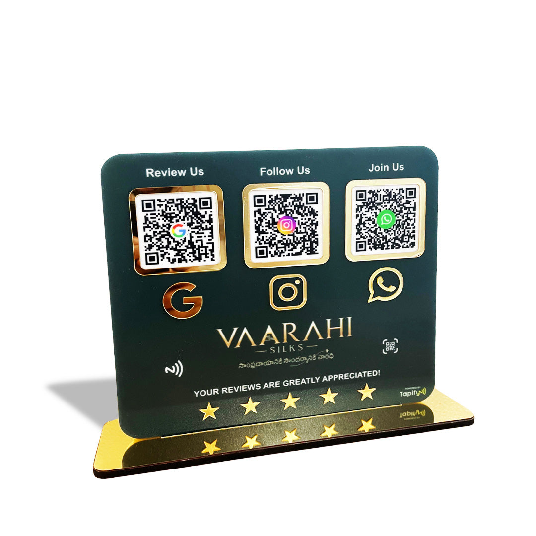 Smart NFC 3-in-1 Table Top Standee - Icon Edition-II