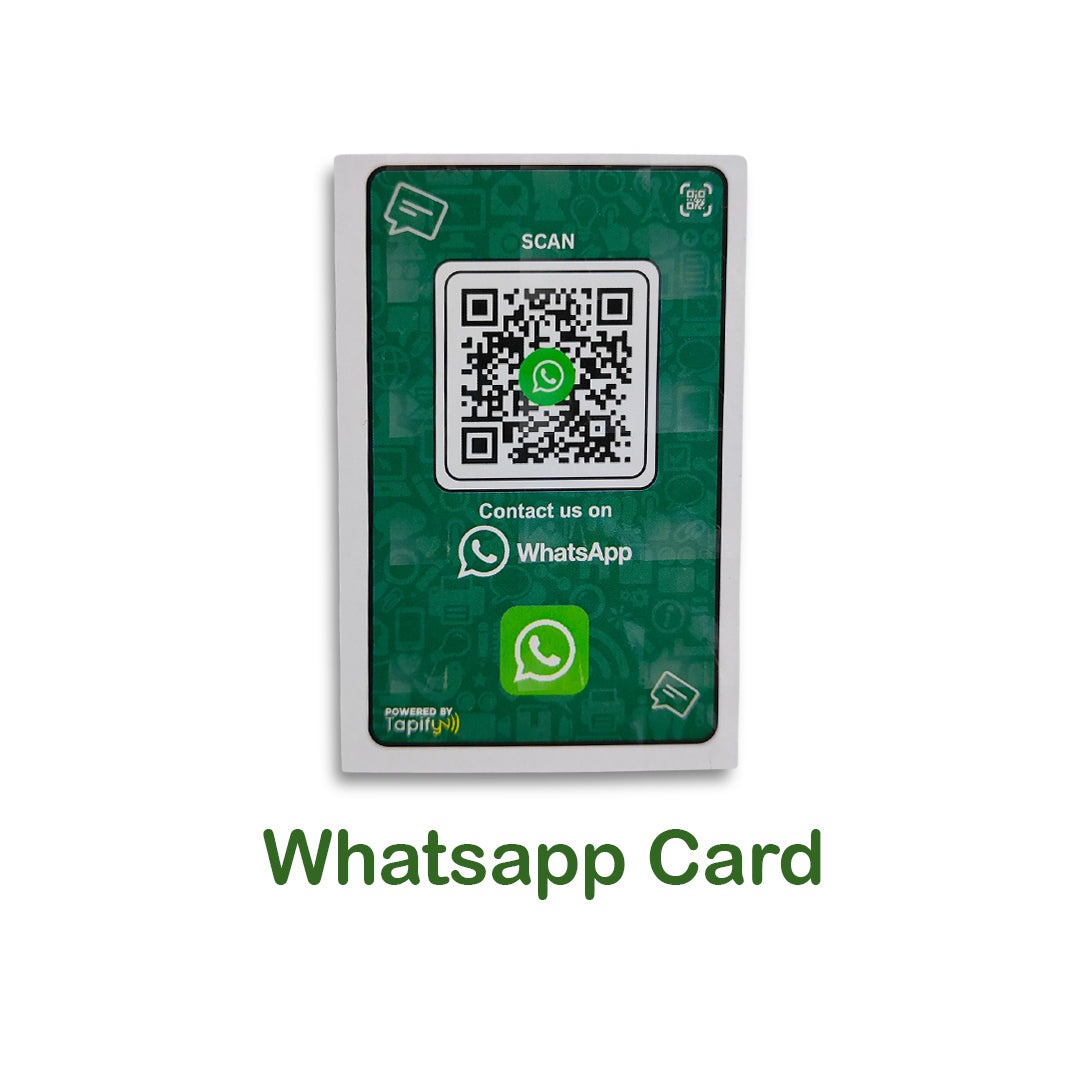 Whatsapp 3D Sparkle Business Cards