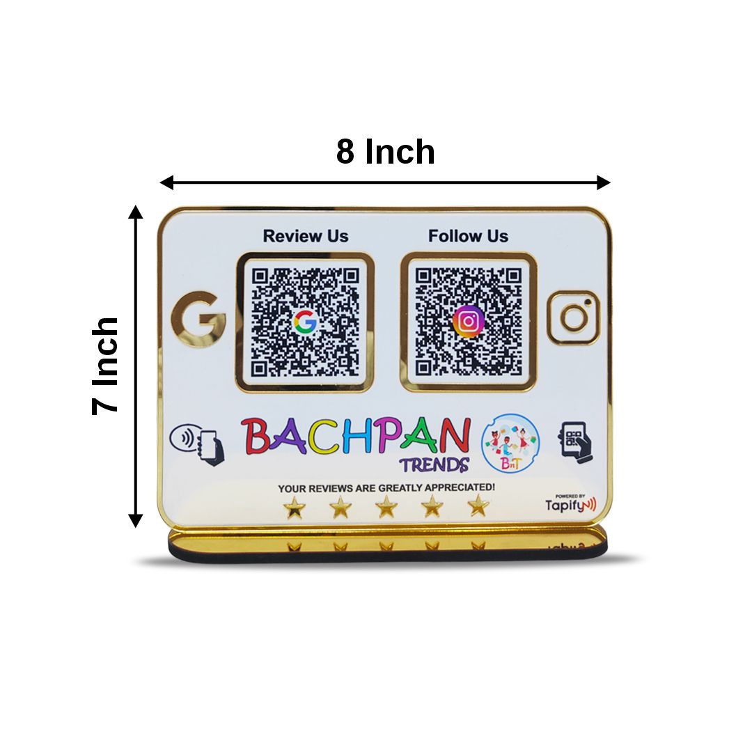 Smart NFC 2-in-1 Big Display Standee