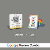 Tapify Smart NFC Google Review Combo – Standee + Card