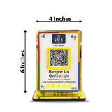 Premium Smart NFC 1 QR Table Top Standee - Google Review Theme