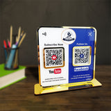 Premium Smart NFC 2-in-1 Tabletop Standee – Youtube & Facebook Theme