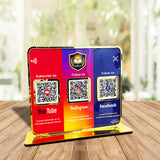 Premium Smart NFC 3-in-1 Table Top Standee - Theme Edition - Youtube, Instagram, Facebook