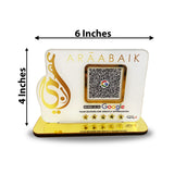 Logo Cutout Shaped  - 1 QR Smart NFC Table Top Standee