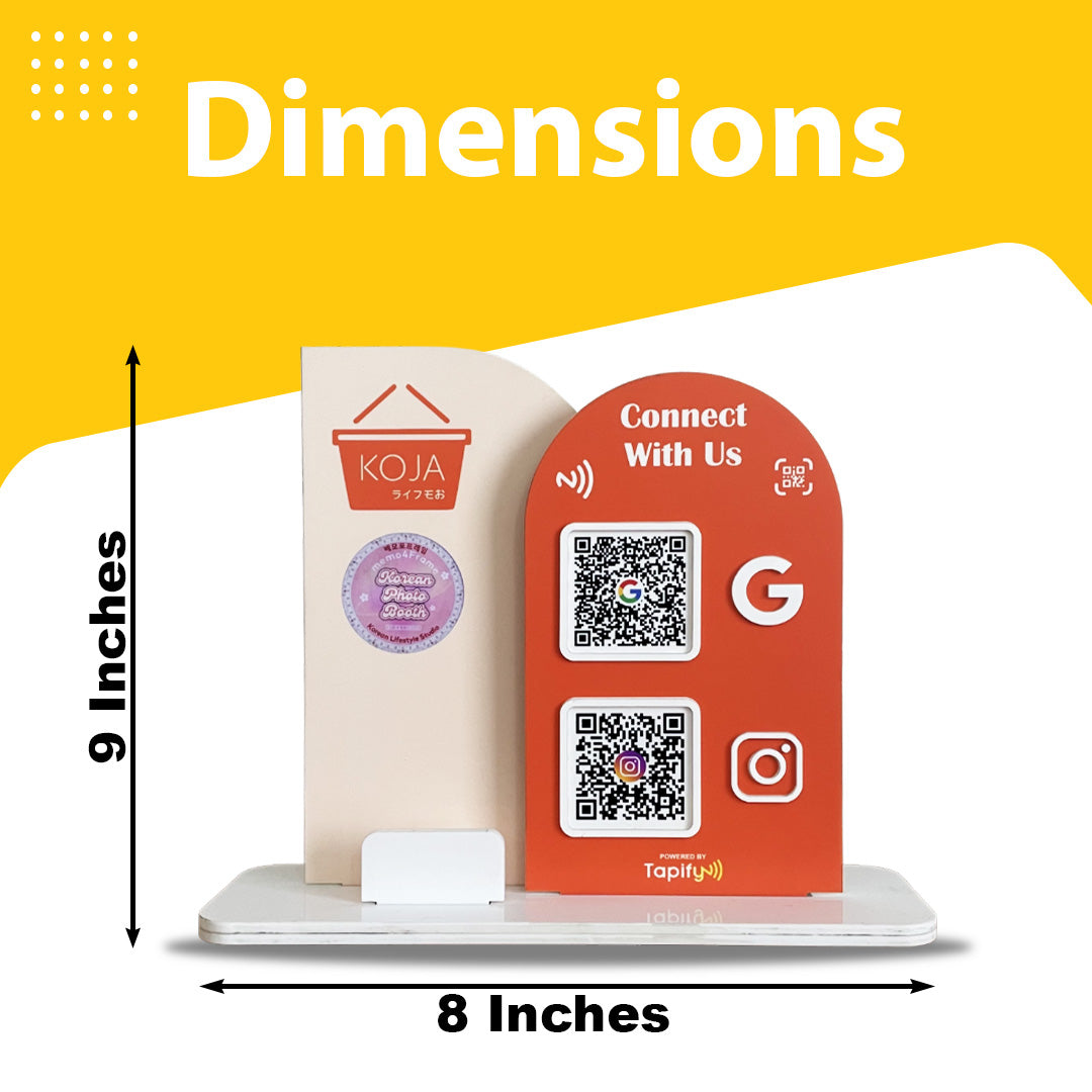 Premium Arch Shaped Smart NFC 2-in-1 in Cutout ( With card Holder )