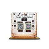 Smart NFC 2-in-1 Table Top Standee - Jewellery Background Edition