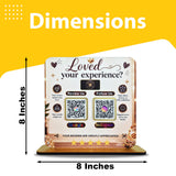 Smart NFC 2-in-1 Table Top Standee - Jewellery Background Edition