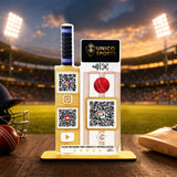 Cricket bat & Stump Shaped 3 in 1 Smart NFC Standee
