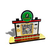 Battery Shaped Smart NFC 1 QR Standee - For Electrical Showrooms & Battery Manufacturers etc-II
