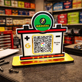Battery Shaped Smart NFC 1 QR Standee - For Electrical Showrooms & Battery Manufacturers etc-II