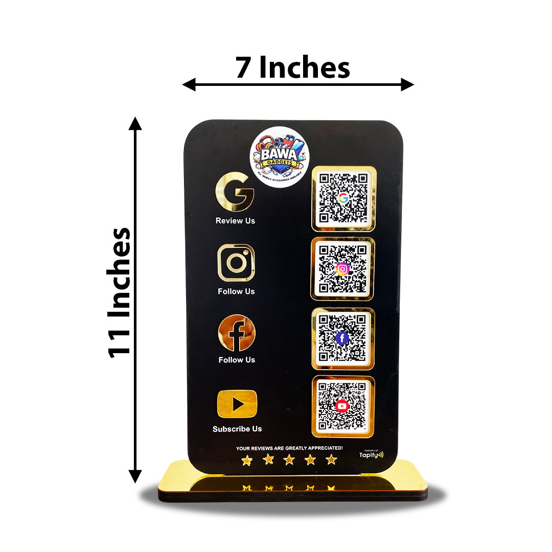 Smart NFC 4-in-1 Standee - Portrait Style