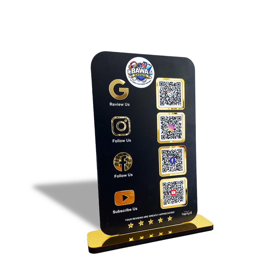 Smart NFC 4-in-1 Standee - Portrait Style