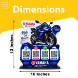Bike Cutout Edition - Smart NFC 4-in-1 Table Top Standee - Sports Bike Edition