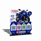 Bike Cutout Edition - Smart NFC 4-in-1 Table Top Standee - Sports Bike Edition