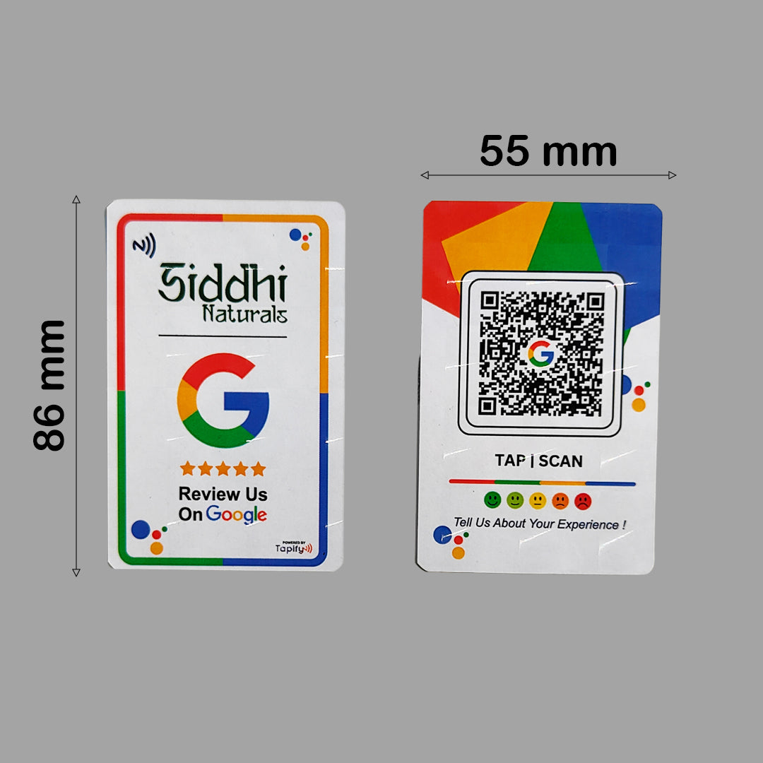 Google Review 3D Sparkle Cards