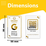 Premium  NFC Google Review Card - White Colour