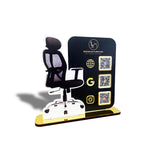 Chair Cutout Shaped - Smart NFC 3-in-1 Tabletop Standee