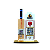 Cricket bat & Stump Shaped 2 in 1 Smart NFC Standee