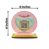 Crosia Shaped Cutout - Smart NFC 1 QR Standee