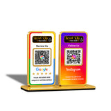 New Premium |Social Media Theme Edition | 2 in 1 Smart NFC Standee  For -  Google and Instagram