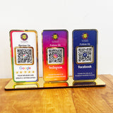 New Premium |Social Media Theme Edition | 3 in 1 Smart NFC Standee  For- GR, FB, IG