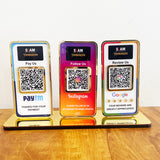 New Premium |Social Media Theme Edition | 3 in 1 Smart NFC Standee  For - PTM, IG, GR