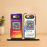 New Premium |Social Media Theme Edition | 2 in 1 Smart NFC Standee  For -  Instagram and Google