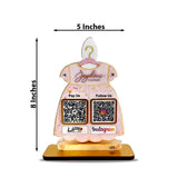 Frock Shape NFC 2-in-1 Tabletop Standee – For Kidswear