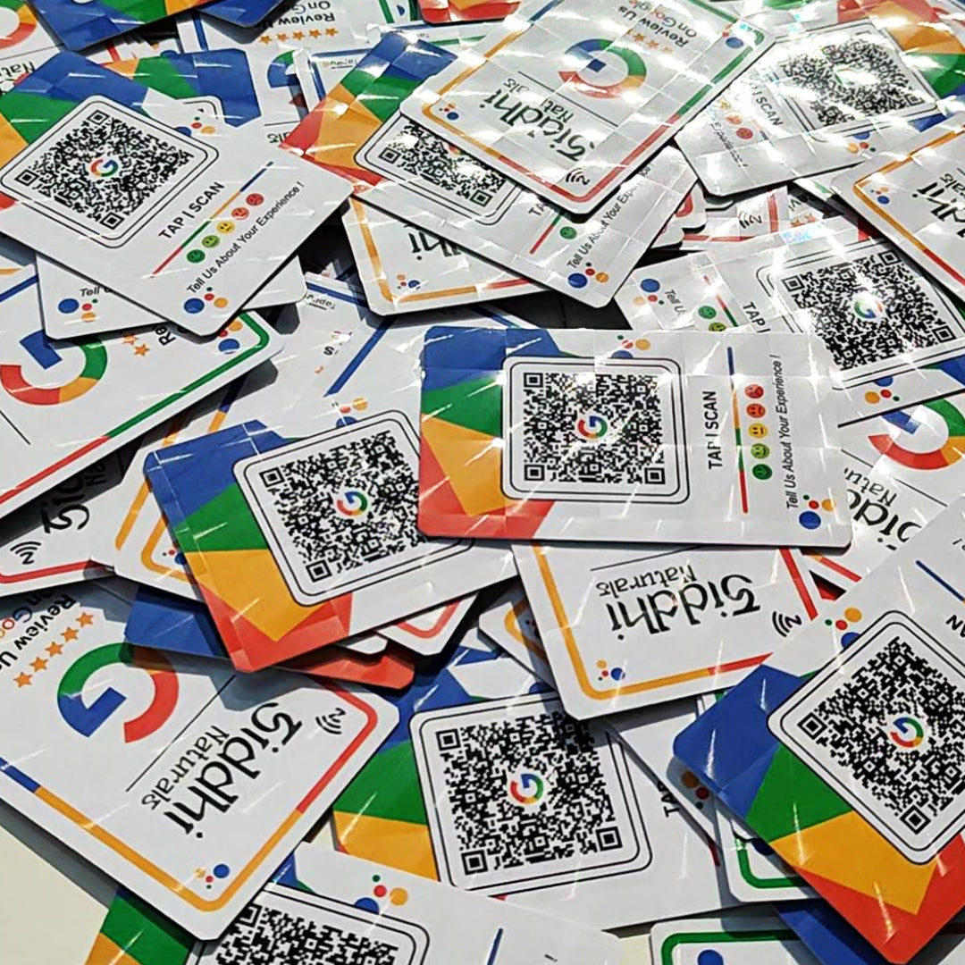 Google Review 3D Sparkle Cards