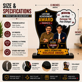 Personalized Dad Dialogue Award – Custom Photo Gift for Father