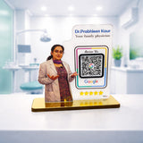 Doctor Cutout Shape - Smart NFC - 1 QR  Table Top Standee