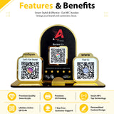 Premium Arch Shaped Smart NFC 3-in-1 Table Top Standee