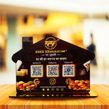 Spices Cutout Shaped 3QR Table Top Smart NFC Standee